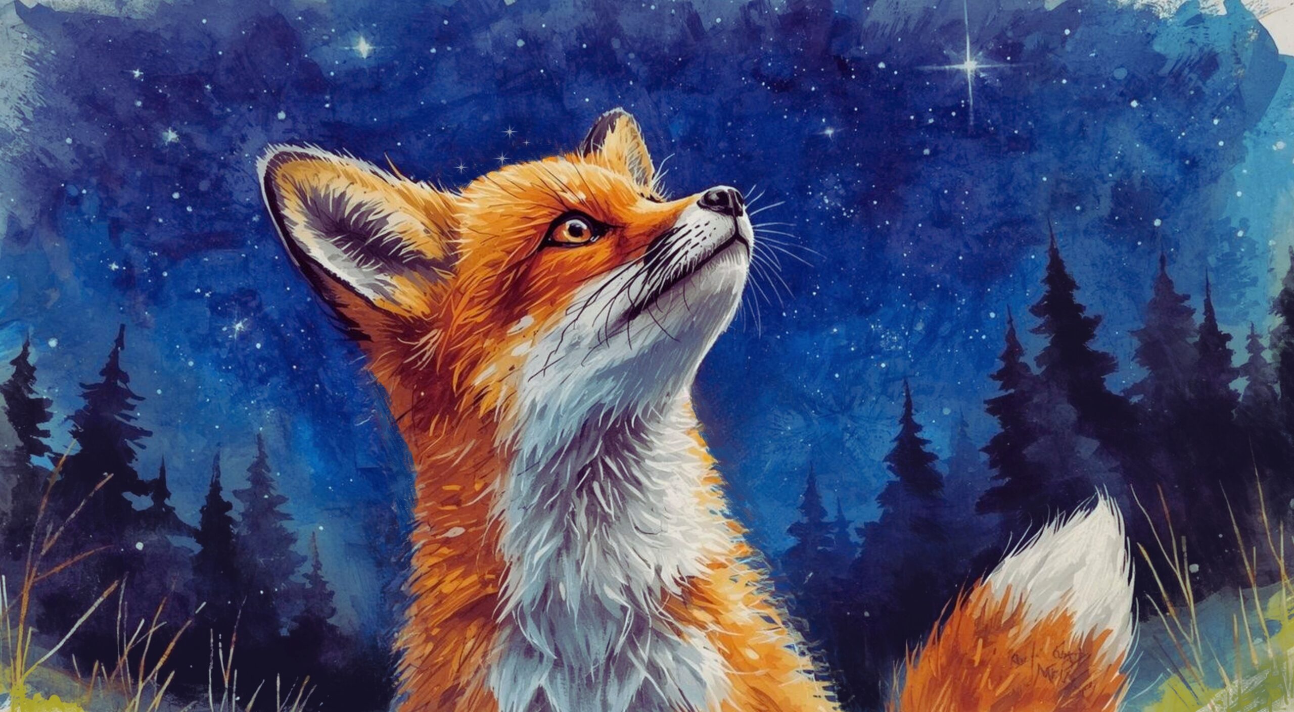 Fibo beobachtete jede Nacht den Sternenhimmel